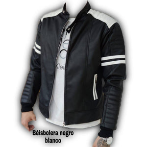 Beisbolera en Cuero Textil Premium